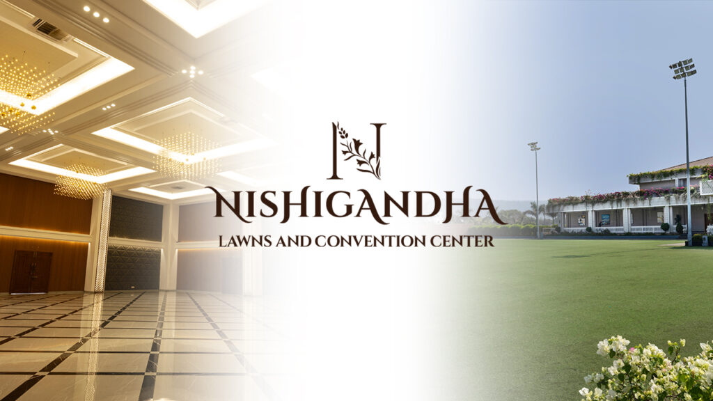 Banquet hall and lawn setup comparison at modern convention halls and lawns in Pune for weddings and events