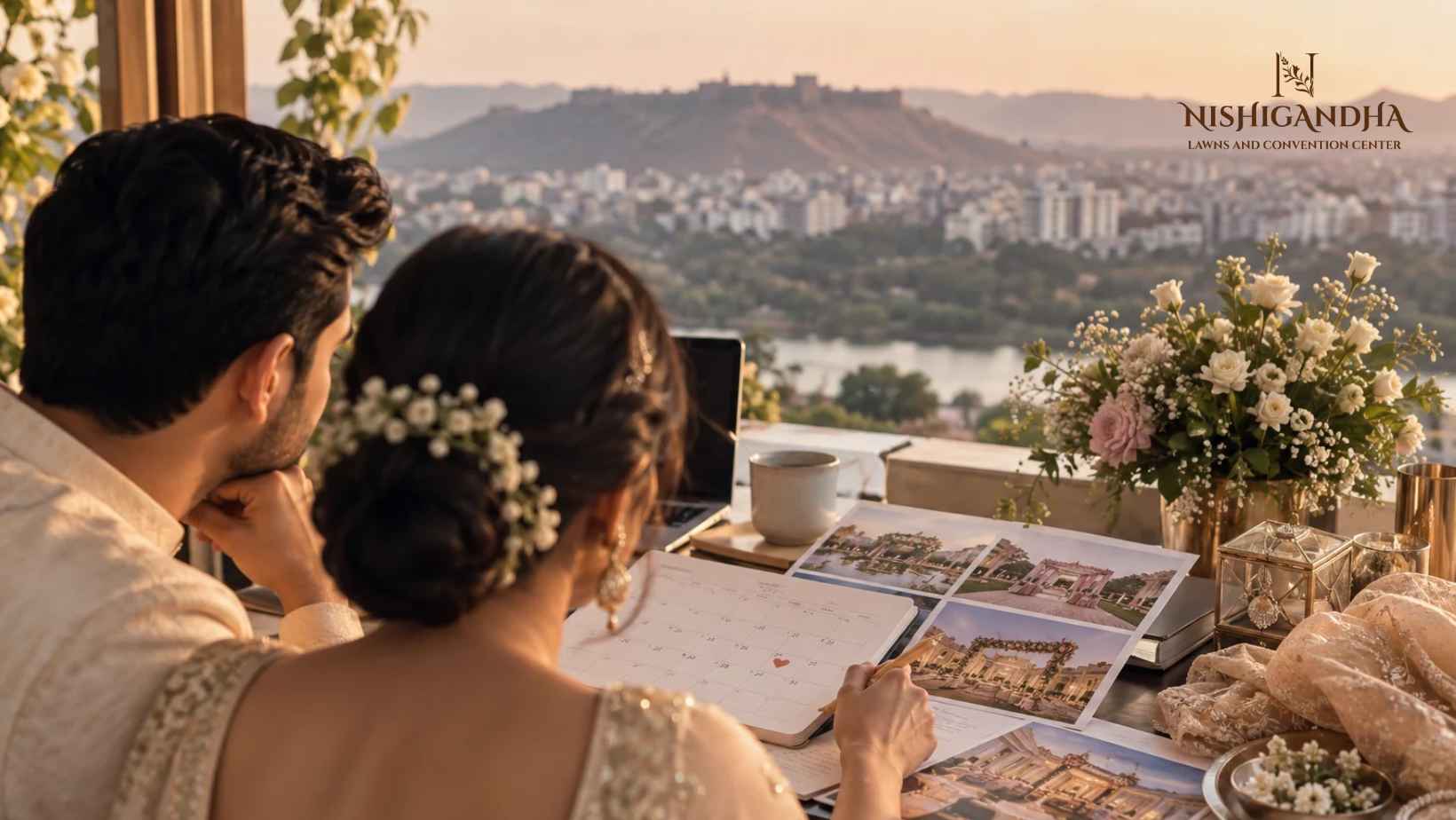 Pune couple planning their 2027 wedding with dates and venue options